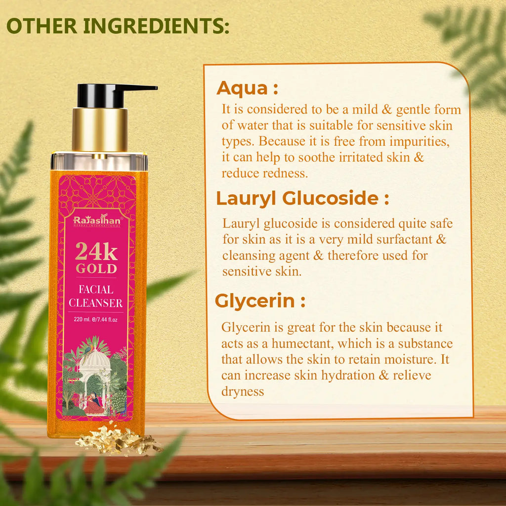 24K Gold Facial Cleanser