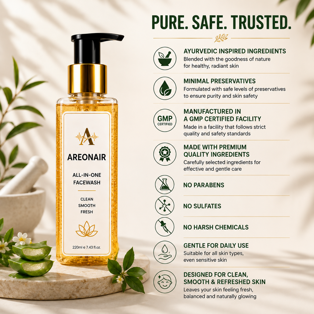 AreonAir 3-in-1 Daily Facewash
