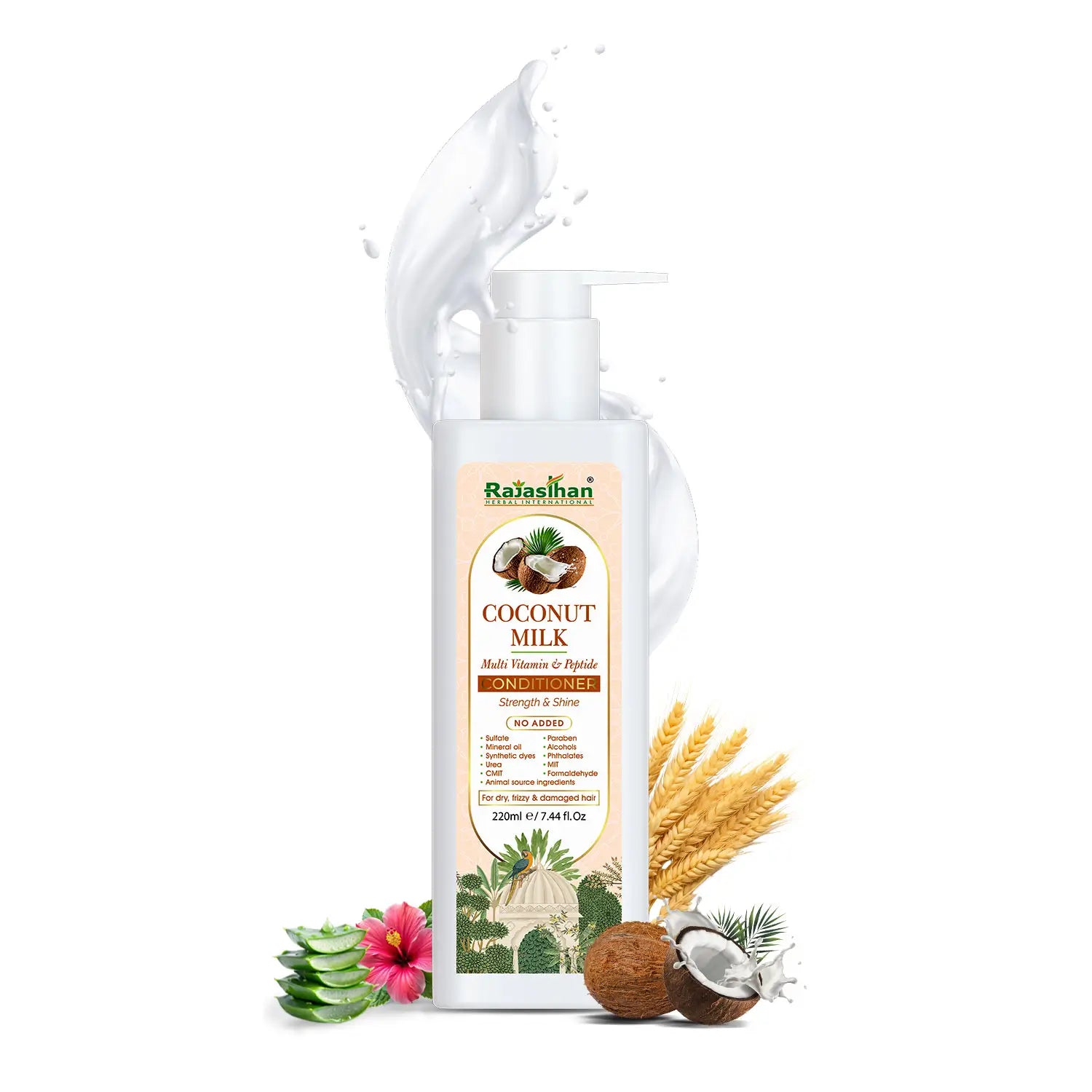Coconut Milk Multi Vitamin and Peptide Conditioner