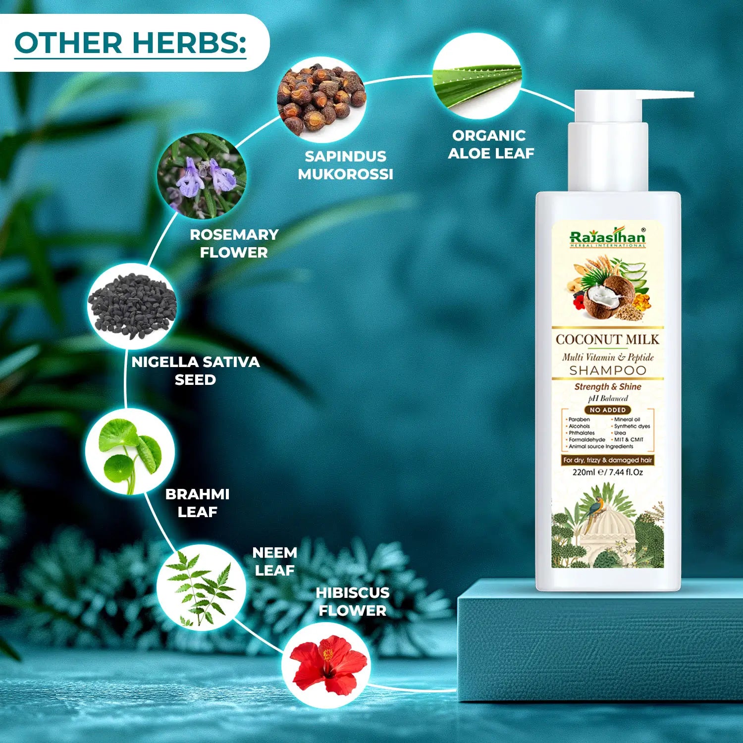 Coconut Milk Multi Vitamin and Peptide Shampoo