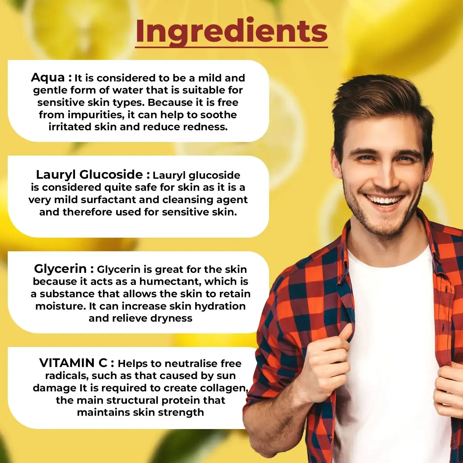 Honey Lemon Rice Water Herbal Facial Cleanser